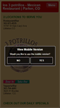 Mobile Screenshot of 3potrillosrestaurant.com